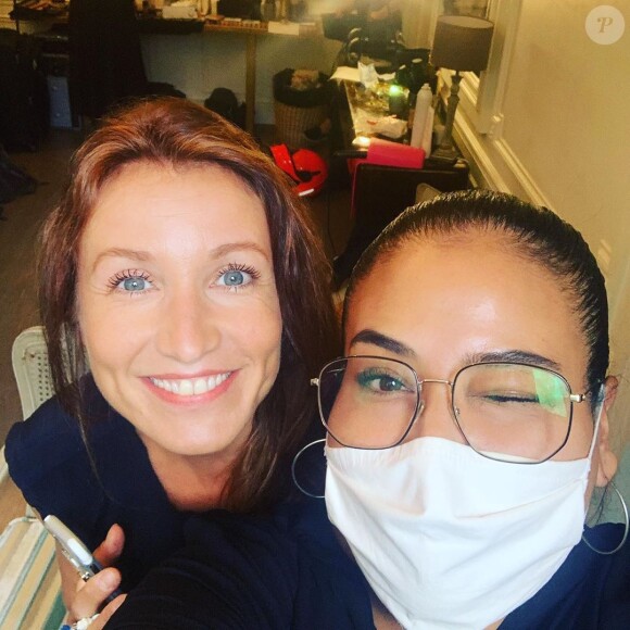 Alexandra Lamy dévoile une nouvelle couleur de cheveux sur Instagram, le 6 septembre 2020.