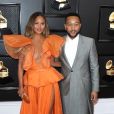 Info - Chrissy Teigen annonce qu'elle est enceinte de son 3ème enfant dans le clip vidéo " Wild " de son mari John Legend - Chrissy Teigen et son mari John Legend - 62ème soirée annuelle des Grammy Awards à Los Angeles, le 26 janvier 2020.