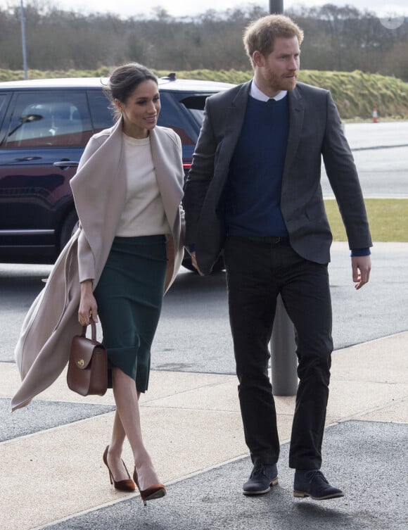 Prince Harry et Meghan Markle au Eikon Centre, le 23 mars 2018.