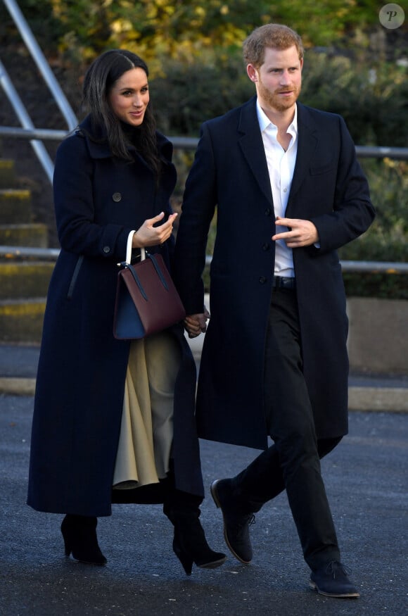 Le prince Harry et Meghan Markle à Nottingham, le 1er décembre 2017.