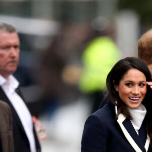 Le prince Harry et Meghan Markle à Birmingham, en mars 2017.