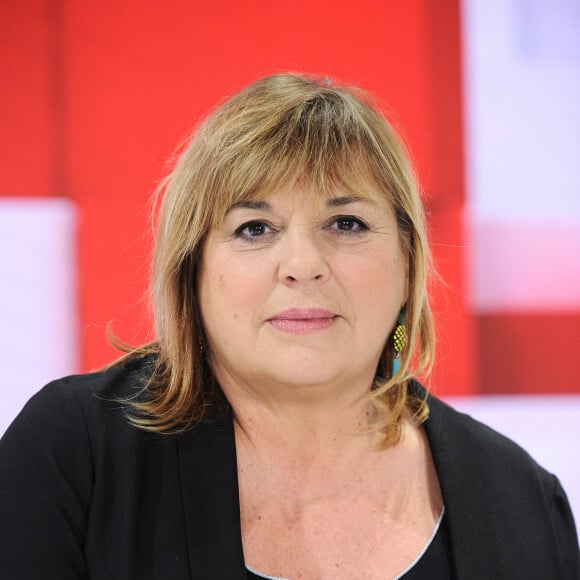 Exclusif - Michèle Bernier - Enregistrement de l'émission "Vivement Dimanche prochain" au studio Gabriel à Paris, présentée par M.Drucker et diffusée le 12 mai 2019 sur France 2. Le 30 avril 2019 © Guillaume Gaffiot / Bestimage 