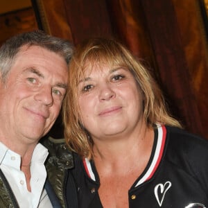 Bruno Gaccio et Michèle Bernier - People à la générale du woman show "Vive Demain !" de Michèle Bernier au théâtre des Variétés à Paris le 28 janvier 2019. © Coadic Guirec/Bestimage 