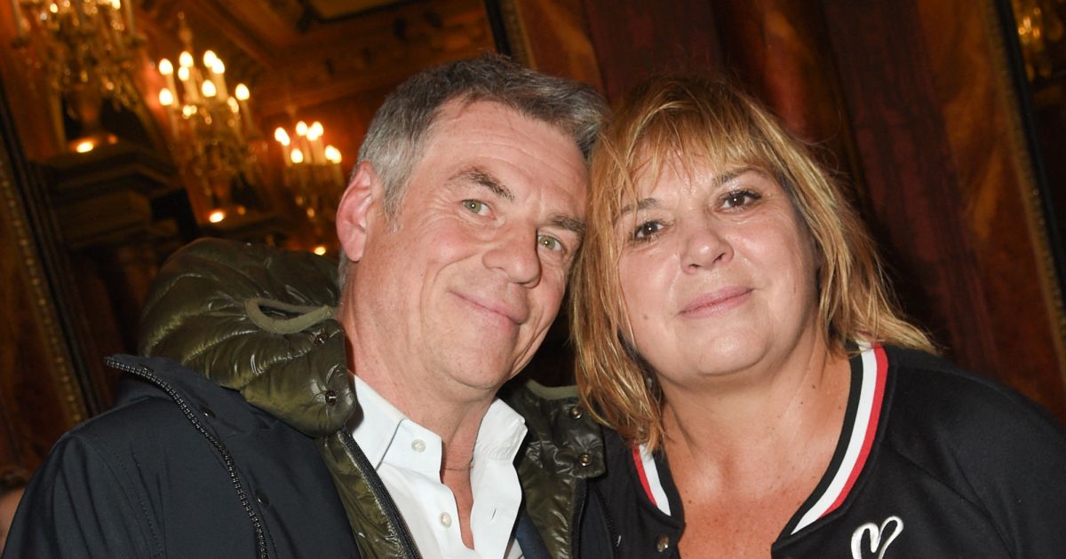 Bruno Gaccio et Michèle Bernier People à la générale du woman show Vive Demain ! de Michèle