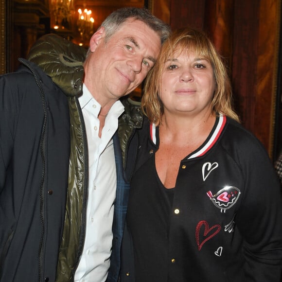 Bruno Gaccio et Michèle Bernier - People à la générale du woman show "Vive Demain !" de Michèle Bernier au théâtre des Variétés à Paris © Coadic Guirec/Bestimage 