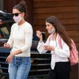Katie Holmes a emmené sa fille Suri Cruise manger une glace à Manhattan, New York