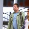 Michael Weatherly et sa femme Bojana Jankovic arrivent à l'aéroport de JFK à New York, le 2 septembre 2019.