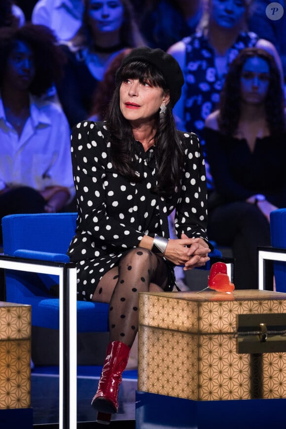 Exclusif - Lio - Enregistrement de l'émission "La boite à secrets", présentée par F.Bollaert, qui sera diffusée le 18 octobre sur France 3 en prime time. Le 7 octobre 2019 © Tiziano Da Silva / Bestimage 