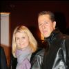Michael Schumacher et son épouse Corinna à la projection du film "Astérix aux Jeux Olympiques" à Paris. 