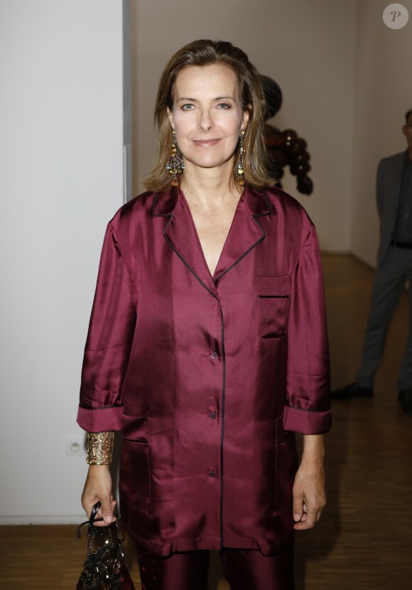 Carole Bouquet - Pour fêter les 40 ans du Centre Pompidou, les Amis du Centre Pompidou invitent Francesco Vezzoli à investir les étages du Musée national d'art moderne pour une soirée unique en deux volets à Paris, France, le 19 octobre 2017. © Marc Ausset-Lacroix/Bestimage