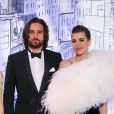 Dimitri Rassam et sa compagne Charlotte Casiraghi - 64ème Bal de la Rose sur le thème de Manhattan, imaginé par K.Lagerfeld, au profit de la Fondation Princesse Grace, dans la Salle des Etoiles au Sporting Monte Carlo à Monaco. Le 24 mars 2018 © Olivier Huitel / Pool