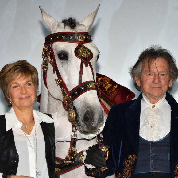 Mario Luraschi et Véronique Jannot - Hommage au cascadeur équestre Mario Luraschi lors du 8ème Festival 2 Valenciennes. Le 23 mars 2018. © Veeren / Bestimage