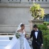 Mariage de Sylvie Meis et Niclas Castello à la Villa Cora à Florence, Italie. Le 19 septembre 2020.