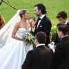 Mariage de Sylvie Meis et Niclas Castello à la Villa Cora à Florence, Italie. Le 19 septembre 2020.