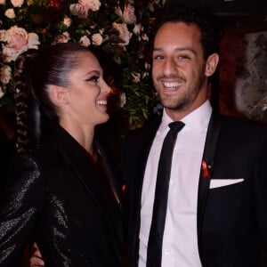 Iris Mittenaere (Miss France et Miss Univers 2016) et son compagnon Diego El Glaoui lors de la soirée de gala de la 18ème édition du "Dîner de la mode du Sidaction" au Pavillon Cambon Capucines - Potel et Chabot à Paris, France, le 23 janvier 2020. © Rachid Bellak/Bestimage