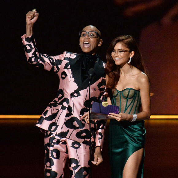 Zendaya et RuPaul lors des 71e Emmy Awards à Los Angeles. Le 22 septembre 2019.
