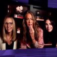 Les actrices de la série "Friends" Jennifer Aniston, Courteney Cox et Lisa Kudrow réunies chez Jennifer lors d'une visioconférence à l'occasion de la 72ème cérémonie des Emmy Awards 2020, le 20 septembre 2020.