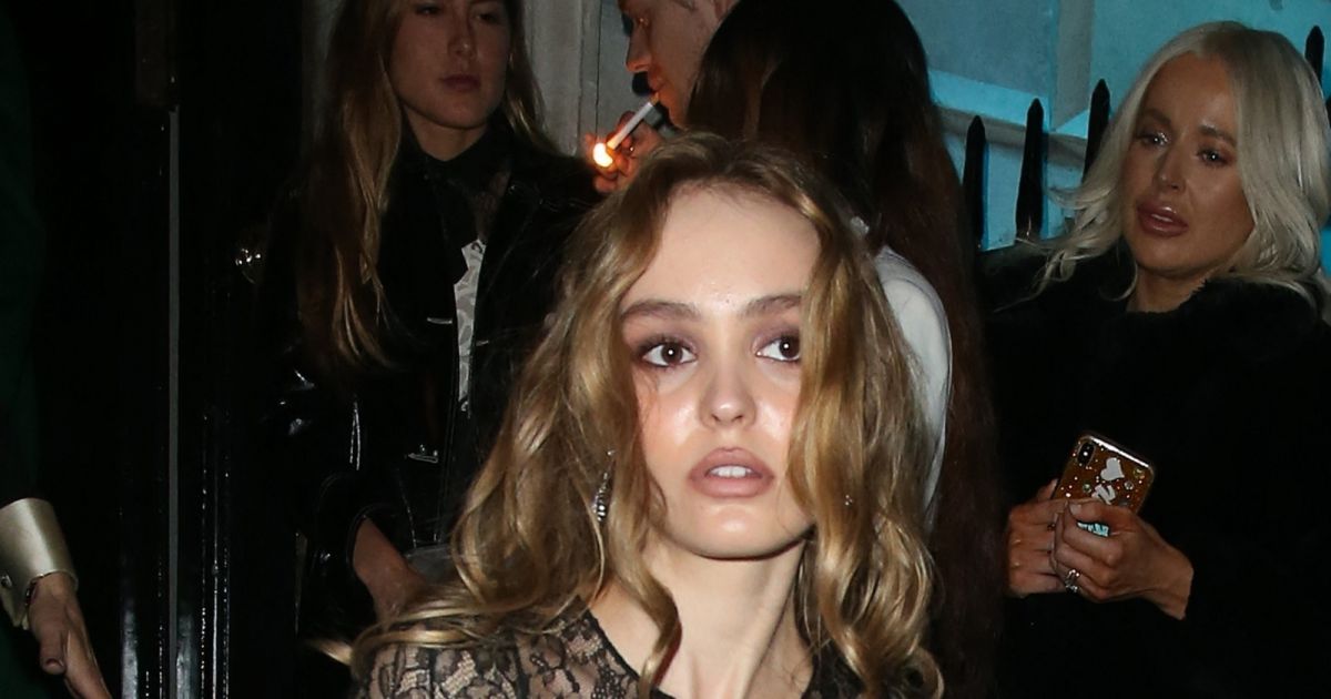 Lily-Rose Depp à la sortie du club Annabels après la soirée The British