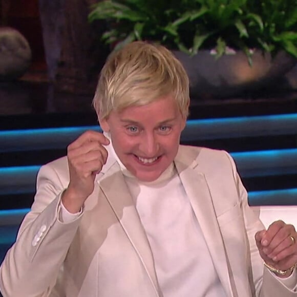 Ellen DeGeneres lors du lancement de la 18e saison de son émission, le 21 septembre 2020.