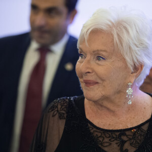 Line Renaud - Le président de la République française participe au dîner annuel du Conseil de Coordination des organisations Arméniennes de France (CCAF), à l'Hôtel du Collectionneur à Paris, France, le 29 janvier 2020. © Eliot Blondet/Pool/Bestimage