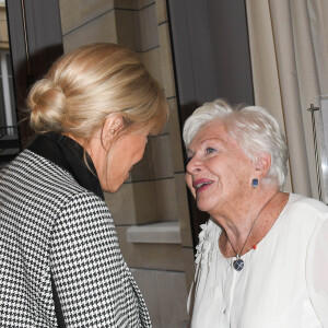 Brigitte Macron et Line Renaud - 1ère édition de la remise du prix "Line Renaud - Loulou Gasté", pour la recherche médicale, à la Maison de la Recherche à Paris. Le 25 octobre 2019 © Coadic Guirec / Bestimage