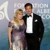 Rebel Wilson et son compagnon Jacob Busch lors du photocall du gala "Monte-Carlo Gala for Planetary Health" organisé par la Fondation Prince Albert II de Monaco. © Jean-François Ottonello / Nice Matin / Bestimage