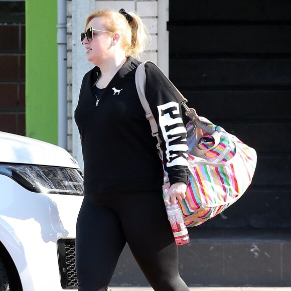 Exclusif - Rebel Wilson sort d'une salle de gym à Sydney, Australie le 1er juillet 2020 
