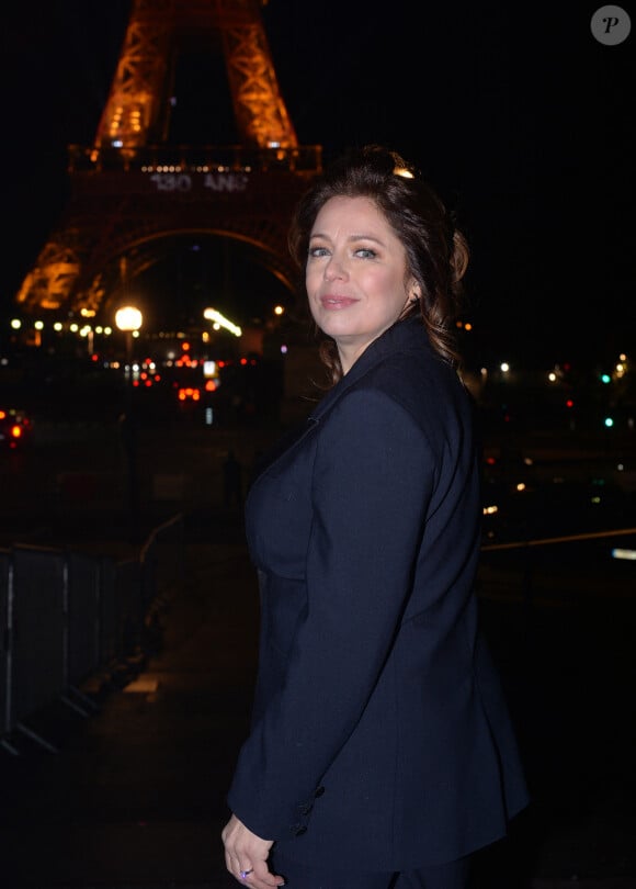 Exclusif - Isabelle Boulay - Backstage du concert anniversaire des 130 ans de la Tour Eiffel à Paris, qui sera diffusé le 26 octobre sur France 2. Le 2 octobre 2019. © Perusseau-Veeren/ Bestimage