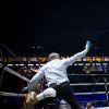 Tony Yoka remporte son combat de boxe contre Johann Duhaupas dans la catégorie poids lourds dès le premier round à Paris La Défense Arena le 25 septembre 2020. © JB Autissier / Panoramic / Bestimage