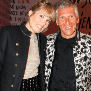 Nagui et sa femme Mélanie Page lors du vernissage de l'exposition consacrée à l'oeuvre et l'imaginaire de Christian Louboutin "l'Exhibitionniste' (L'Exibition[niste]) au Palais de la Porte Dorée, à Paris, France, le 24 février 2020. © Philippe Baldini/Bestimage 