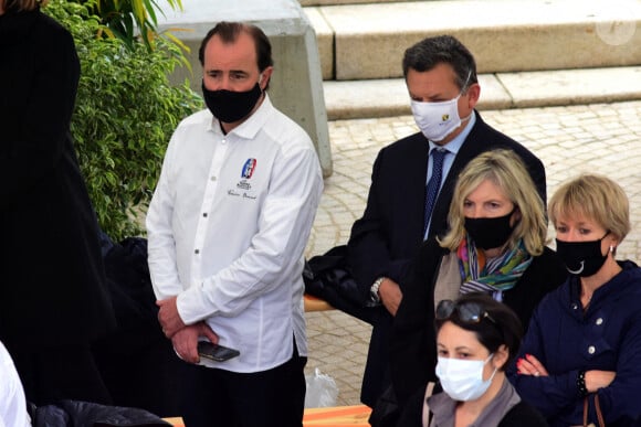 Fabrice Bonnot - Les obsèques de Pierre Troisgros, mythique chef 3 étoiles, en l'église Notre Dame des Victoires à Roanne, le 29 septembre 2020. Plusieurs personnalites étaient présentes lors des obsèques pour rendre un dernier hommage au chef. © Romain Doucelin/Bestimage