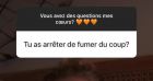 Louane se filme et capture des gazouillis de sa fille, à la limite du perceptible. 1er octobre 2020.