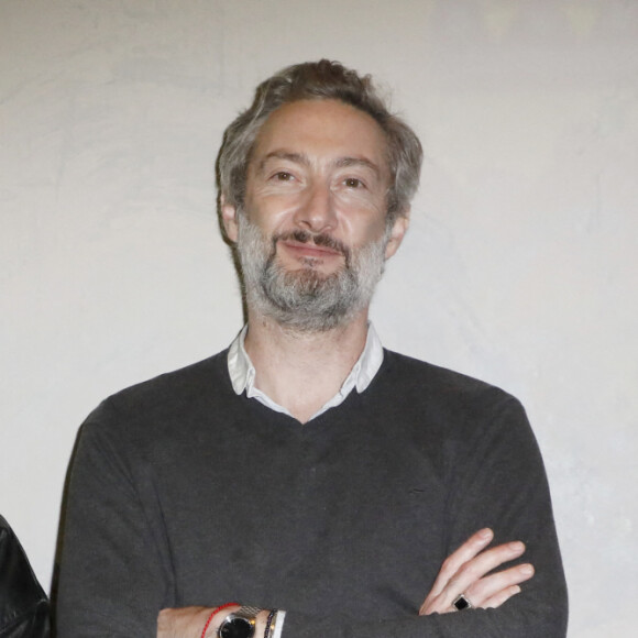 Djibril Cissé, Vincent Desagnat, Cartman - Lancement de la collection de mouchoirs "Lotus by MIKA" à l'Atelier des Lumières à Paris. Le 1er octobre 2020 © Christophe Aubert via Bestimage