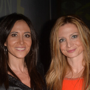 Fabienne Carat et sa soeur Carole - Lancement de la collection de mouchoirs "Lotus by MIKA" à l'Atelier des Lumières à Paris. Le 1er octobre 2020 © Veeren Ramsamy-Christophe Clovis / Bestimage