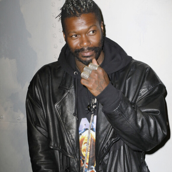 Djibril Cissé - Lancement de la collection de mouchoirs "Lotus by MIKA" à l'Atelier des Lumières à Paris. Le 1er octobre 2020 © Christophe Aubert via Bestimage
