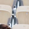 Rachel Legrain-Trapani et son compagnon Valentin Léonard dans les tribunes du tournoi de tennis des Internationaux de Roland Garros à Paris. Le 3 octobre 2020 © Dominique Jacovides / Bestimage