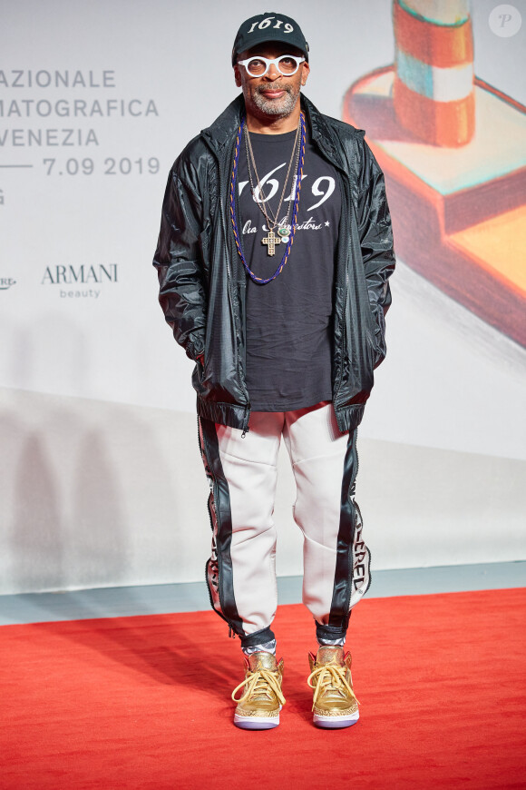 Spike Lee à la première du film "American Skin" lors de la 76ème édition du festival du film de Venise, la Mostra, sur le Lido de Venise, Italie, le 1er septembre 2019.