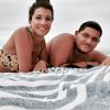 Aubin de "Koh-Lanta 2020" avec sa fiancée Ela à la plage, été 2020, sur Instagram