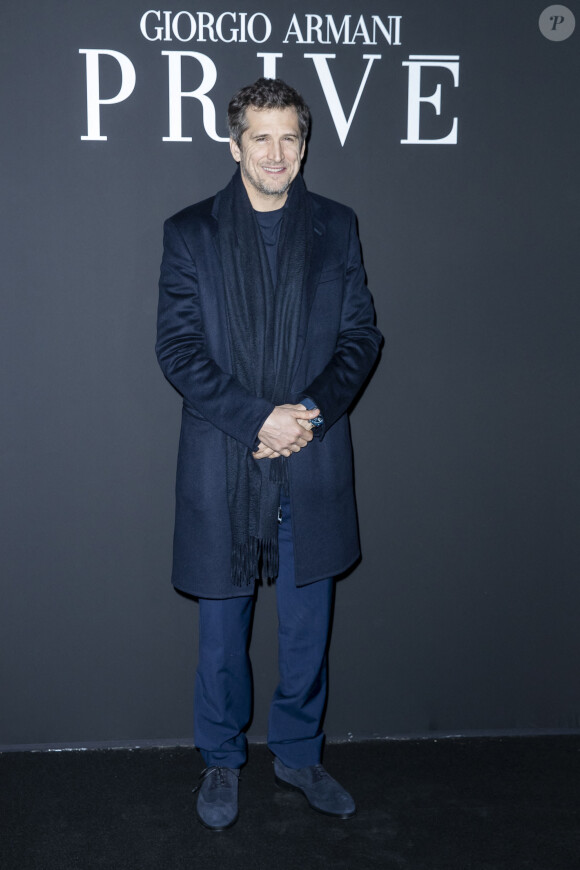 Guillaume Canet - People au photocall du défilé de mode Haute-Couture printemps-été 2020 Armani Privé à Paris le 21 janvier 2020. © Olivier Borde / Bestimage 