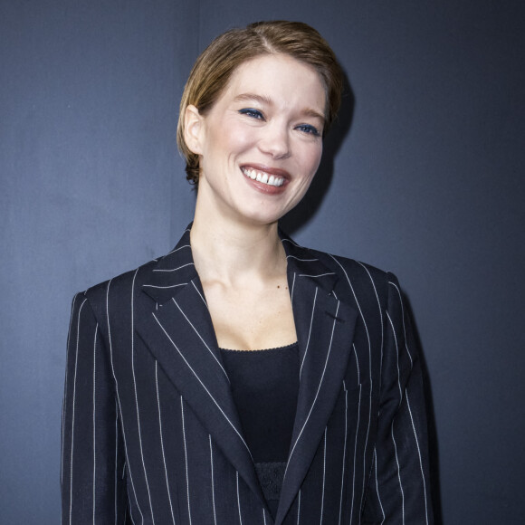 Léa Seydoux - Photocall du défilé de mode prêt-à-porter printemps-été 2021 "Louis Vuitton" à La Samaritaine à Paris, le 6 octobre 2020 © Olivier Borde / Bestimage