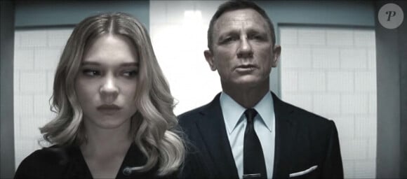 Le clip vidéo de la chanson No Time to Die avec Daniel Craig et Lea Seydoux à Los Angeles, le 1er octobre 2020