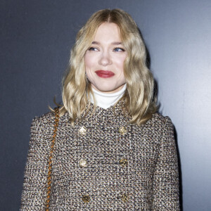 Léa Seydoux au photocall du défilé Louis Vuitton collection prêt-à-porter Automne/Hiver 2020-2021 lors de la Fashion Week à Paris le 3 mars 2020. © Olivier Borde / Bestimage