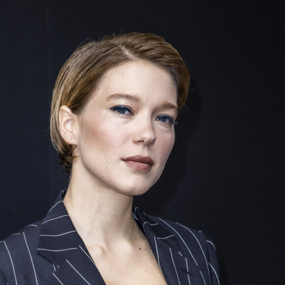 Léa Seydoux - Photocall du défilé de mode prêt-à-porter printemps-été 2021 "Louis Vuitton" à La Samaritaine à Paris, le 6 octobre 2020 © Olivier Borde / Bestimage