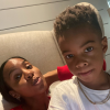 Kelly Rowland et son fils Titan. Septembre 2020.