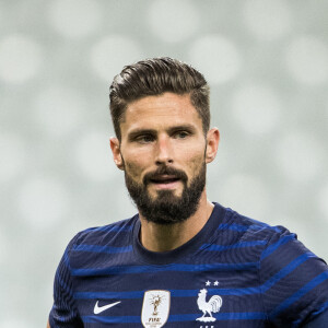 Olivier Giroud - Match de football amical France / Ukraine (7-1) au Stade de France le 7 octobre 2020. © Cyril Moreau / Bestimage