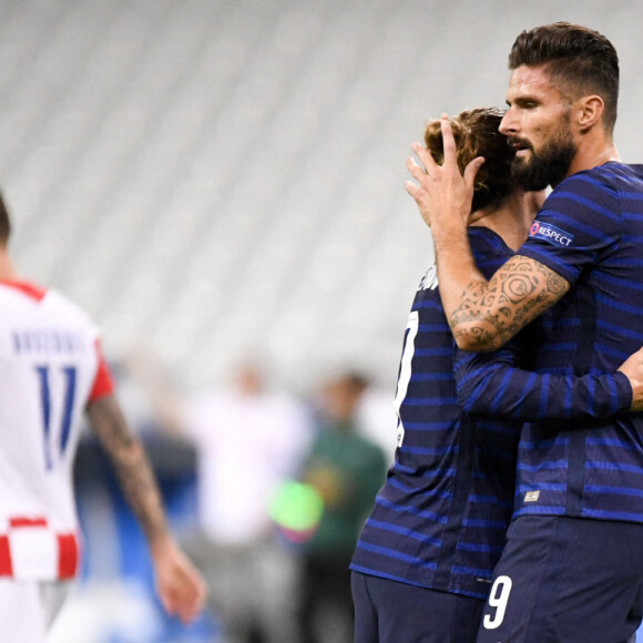 Olivier Giroud - Ligue des Nations, la France bat la Croatie (4-2) au Stade de France à Paris le 8 septembre 2020. © FEP / Panoramic / Bestimage