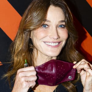 Exclusif - Carla Bruni-Sarkozy - Backstage de l'émission "Psychodon, Unis face aux maladies psychiques" à l'Olympia à Paris et diffusée sur C8. © Pierre Perusseau/Bestimage