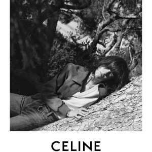 Suzanne Lindon, la fille de Sandrine Kiberlain, photographiée par Hedi Slimane pour CELINE. Septembre 2020.