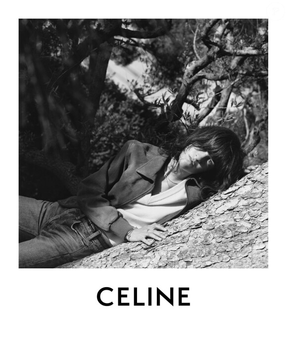 Suzanne Lindon, la fille de Sandrine Kiberlain, photographiée par Hedi Slimane pour CELINE. Septembre 2020.