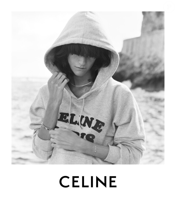 Suzanne Lindon, la fille de Sandrine Kiberlain, photographiée par Hedi Slimane pour CELINE. Septembre 2020.